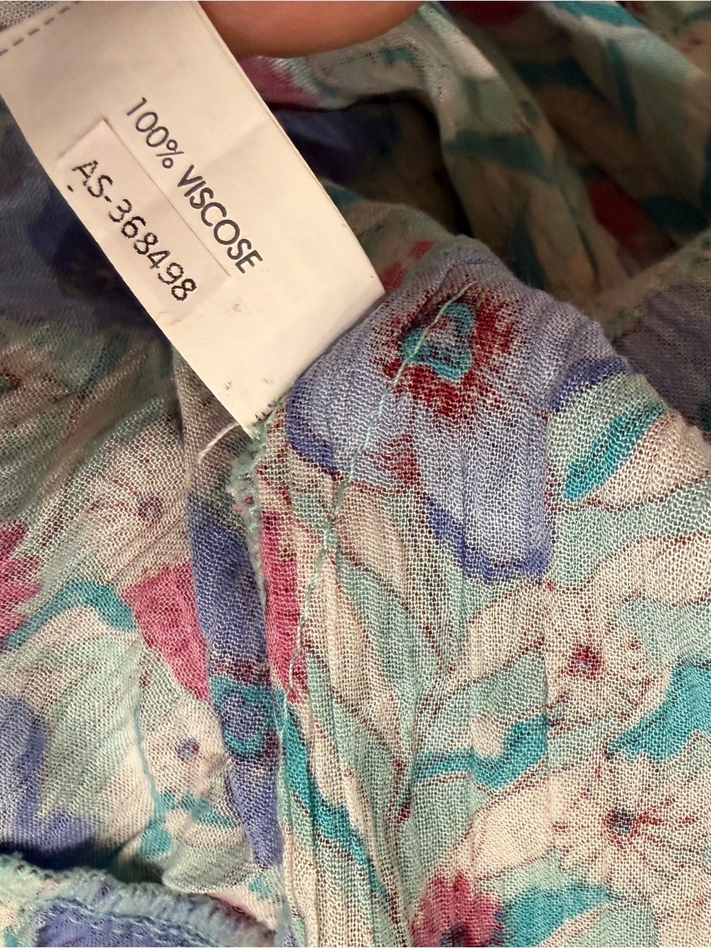 Poupette St Barth Ambra Bandeau Aqua Petunia Floral Cover Up Pool Dress NWT M - Picture 8 of 12